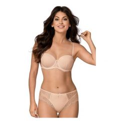 Biustonosz Perfect Smooth 1833 Beżowy. Brązowe biustonosze Ava Lingerie, bez wzorów. Za 105,90 zł.