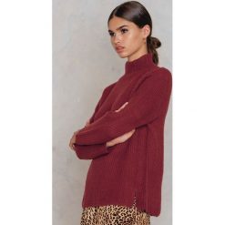 Rut&Circle Sweter z dzianiny Marielle - Red. Czerwone golfy damskie Rut&Circle, z dzianiny. W wyprzedaży za 73,48 zł.