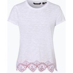 Superdry - T-shirt damski, biały. Białe t-shirty damskie Superdry, l, bez wzorów, z koronki, eleganckie, bez kołnierzyka. Za 89,95 zł.