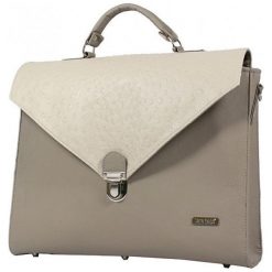 Dara bags Torba królowa nr 6. Białe torebki klasyczne damskie Dara Bags, bez wzorów, bez dodatków. W wyprzedaży za 377,00 zł.