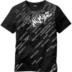 T-shirty męskie z nadrukiem: T-shirt Slim Fit bonprix czarny