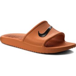 Klapki męskie: Klapki NIKE – Kawa Shower 832528 800 Solar Orange/Black