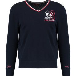La Martina Sweter navy. Niebieskie kardigany męskie marki La Martina, m, z bawełny. W wyprzedaży za 468,30 zł.