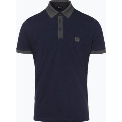 BOSS Casual - Męska koszulka polo – Pother, niebieski. Niebieskie koszulki polo męskie marki BOSS Casual, m. Za 299,95 zł.