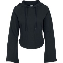 Bluzy rozpinane damskie: Urban Classics Ladies Tube Sleeve Hoody Bluza z kapturem damska czarny