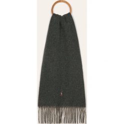 Polo Ralph Lauren - Szal. Szare szaliki damskie Polo Ralph Lauren, bez wzorów, z wełny. Za 399,90 zł.