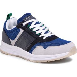 Sneakersy LANETTI - MP07-91232-01 Blue. Niebieskie sneakersy męskie Lanetti, bez zapięcia. W wyprzedaży za 99,99 zł.