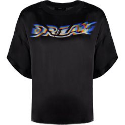 Diesel T-shirt "T-Jacky-A". Bluzki damskie Diesel, z nadrukiem, z tkaniny, z okrągłym kołnierzem. Za 299,00 zł.