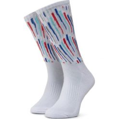 Skarpety Wysokie Damskie HUMMEL - Hml Sock Hawaii 207933-9253 White/Blue/Red. Białe skarpetki damskie Hummel, bez wzorów, z bawełny. Za 49,00 zł.