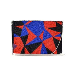 Puzderka: Kopertówka w kolorze czarno-czerwono-niebieskim – (D)25 x (S)15 cm