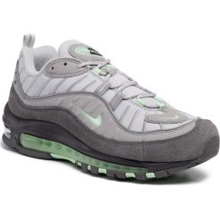 Buty NIKE - Air Max 98 640744 011 Vast Grey/Fresh Mint. Szare buty sportowe męskie Nike, ze skóry, bez zapięcia, nike air max. Za 759,00 zł.