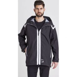 KURTKA Armani Exchange. Czarne płaszcze męskie m, w paski, z materiału. Za 605,00 zł.