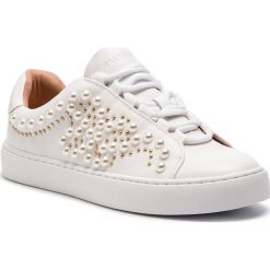 Sneakersy TWINSET - Snekaer 191TCP220 Bianco Ottico 00001. Białe półbuty damskie marki Twinset, ze skóry. Za 929,00 zł.