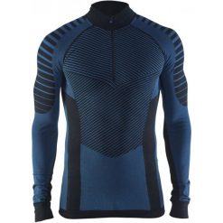 Craft Koszulka Męska Active Intensity Zip Czarna M. Czarne koszulki sportowe męskie Craft, m. W wyprzedaży za 139,00 zł.