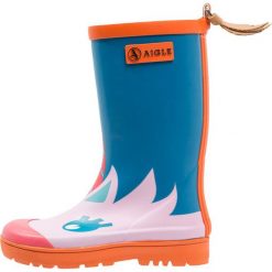 Buty zimowe damskie: Aigle POP FUN Kalosze blue