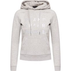 Bluza PEAK PERFORMANCE GROUND HOODIE. Szare bluzy damskie Peak Performance, z nadrukiem, z bawełny, bez rękawów, bez kaptura. W wyprzedaży za 315,00 zł.