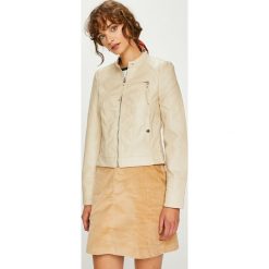 Vero Moda - Kurtka. Białe kurtki damskie Vero Moda, s, bez wzorów, z bawełny, krótkie. W wyprzedaży za 99,90 zł.