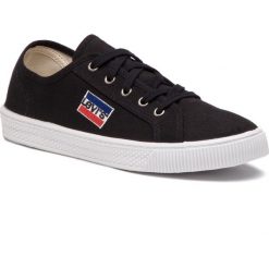 Tenisówki LEVI'S - 228718-733-59 Regular Black. Czarne półbuty męskie Levi's®, bez wzorów, z gumy, bez zapięcia. W wyprzedaży za 169,00 zł.