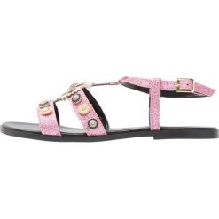 Rzymianki damskie: Fiore di Lucia Milano PATOS Sandały glitter rosa