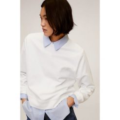 Mango - Bluza Pique. Bluzy damskie Mango, s, bez wzorów, z elastanu, bez rękawów, bez kaptura. Za 99,90 zł.
