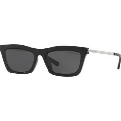 Michael Kors - Okulary. Czarne okulary przeciwsłoneczne damskie Michael Kors, prostokątne. W wyprzedaży za 399,90 zł.