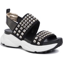 Sandały MICHAEL MICHAEL KORS - Rooney Sandal 40R0ROFA4D Black. Czarne klapki damskie MICHAEL Michael Kors, bez wzorów, ze skóry ekologicznej, bez obcasa. Za 749,00 zł.