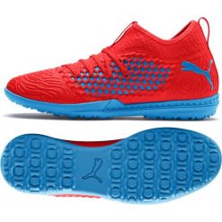 Buty piłkarskie Puma Future 19.3 Netfit Tt M 105542 01. Czerwone buty sportowe męskie Puma, z materiału, na sznurówki, do piłki nożnej. W wyprzedaży za 289,00 zł.
