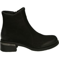 Botki - 4961218 NERO. Czarne botki damskie skórzane Venezia. Za 399,00 zł.