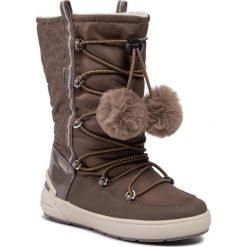 Śniegowce GEOX - J Sleigh G.B Abx B J949SB 0FU50 C5005 S Dk Beige. Pomarańczowe śniegowce dziewczęce Geox, bez zapięcia. W wyprzedaży za 249,00 zł.