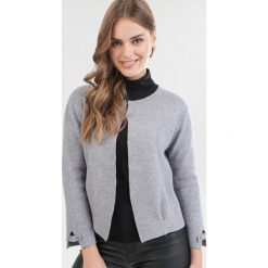 Szary Kardigan Sarraya. Szare swetry damskie Born2be, xl, bez wzorów. Za 69,99 zł.