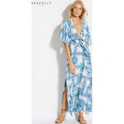 Sukienka plażowa Seafolly Sunflower 53410-DR. Sukienki damskie Seafolly, na plażę, m, bez wzorów, bez kołnierzyka, bez rękawów. Za 435,00 zł.