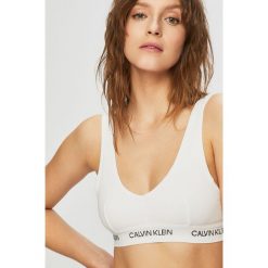 Calvin Klein Underwear - Biustonosz. Białe biustonosze sportowe damskie Calvin Klein Underwear, xs, bez wzorów, z bawełny. W wyprzedaży za 89,90 zł.