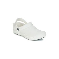 Chodaki Crocs BISTRO. Białe klapki męskie Crocs, bez wzorów. Za 169,20 zł.