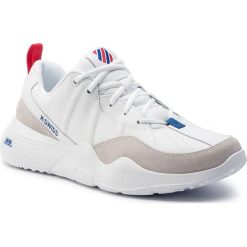 Sneakersy K-SWISS - Cr-329 Ltr White/Mars Red/Classic Blue. Białe sneakersy męskie K-SWISS, bez zapięcia. Za 399,00 zł.
