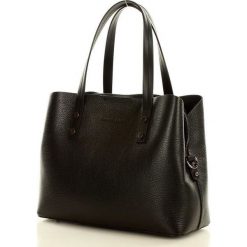 MARCO MAZZINI Torebka kuferek handbag skóra czarna. Czarne kuferki damskie marki MAZZINI, w paski, ze skóry. Za 289,00 zł.