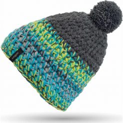 Czapki damskie: Woox Czapka Ręcznie Robiona Unisex |Handmade| Szara Makari Beanie – – – 8595564781585