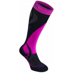 Bridgedale Skarpety Narciarskie Damskie Ski Midweight Women's Black/Fluro Pink/077 S. Czerwone skarpetki damskie marki Devold, z materiału. Za 99,00 zł.