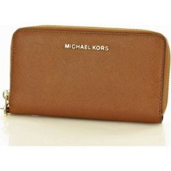 Markowy portfel MICHAEL KORS - JET SET TRAVEL- luggage. Portfele damskie Michael Kors, bez wzorów, ze skóry. Za 450,00 zł.