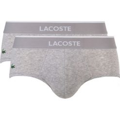 Lacoste 2-pack Slipy Szary. Szare slipy męskie Lacoste, s, z elastanu. Za 119,95 zł.
