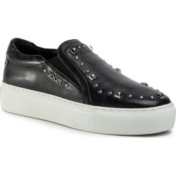 Sneakersy JOOP! - Daphne 4140004952 Black 900. Czarne półbuty damskie JOOP!, na co dzień, z aplikacjami, ze skóry, bez obcasa, na płaskiej podeszwie, bez zapięcia. W wyprzedaży za 559,00 zł.