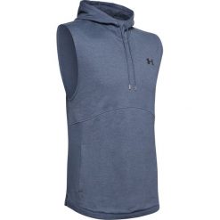 Under Armour Bluza Niebieski. Niebieskie bluzy męskie Under Armour, m, bez wzorów, z bawełny, bez kołnierzyka, bez rękawów, bez kaptura. Za 309,95 zł.