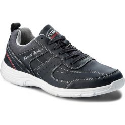 Sneakersy LANETTI - MP40-7736J Granatowy. Niebieskie sneakersy męskie marki Lanetti, bez zapięcia. Za 119,99 zł.