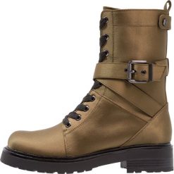 Botki damskie lity: Call it Spring CRORIA Botki kowbojki i motocyklowe khaki