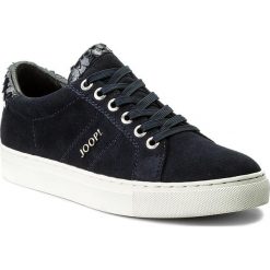 Sneakersy JOOP! - Kravia 4140003552 Dark Blue 402. Niebieskie półbuty damskie JOOP!, bez wzorów, ze skóry, bez obcasa, na płaskiej podeszwie, bez zapięcia. W wyprzedaży za 319,00 zł.