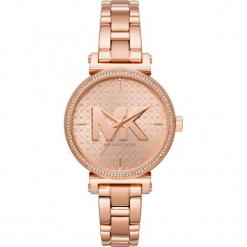 Zegarek MICHAEL KORS - Sofie MK4335 Rose Gold/Rose Gold. Różowe zegarki damskie Michael Kors. Za 1099,00 zł.