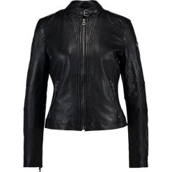 Gipsy LUCY Kurtka skórzana black. Czarne kurtki damskie marki Gipsy, z materiału. Za 669,00 zł.