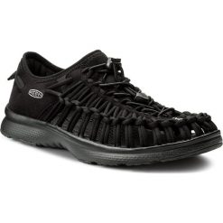 Sandały KEEN - Uneek 02 1018709 Black/Black. Czarne sandały męskie Keen, z tworzywa sztucznego, bez zapięcia. W wyprzedaży za 229,00 zł.