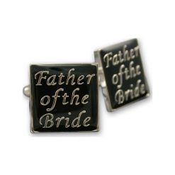 Stylowe, Męskie Spinki do Mankietów - Chattier - FATHER OF THE BRIDE, Weselne, Ślubne SPMALT0080. Spinki do mankietów męskie Alties, z mosiądzu. Za 45,00 zł.