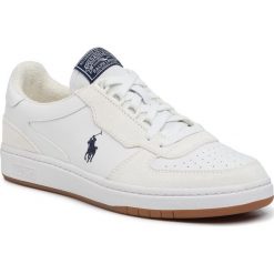 Sneakersy POLO RALPH LAUREN - Crt Pp 809800457001 White. Białe sneakersy męskie Polo Ralph Lauren, na co dzień, bez wzorów, ze skóry, eleganckie, bez zapięcia. W wyprzedaży za 359,00 zł.
