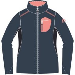 Bluzy damskie: ELBRUS Bluza damska Mankana Wo’s Midnight Navy/ Fluo Peach r. M
